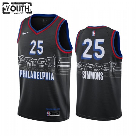 Kinder NBA Philadelphia 76ers Trikot Ben Simmons 25 2020-21 City Edition Swingman